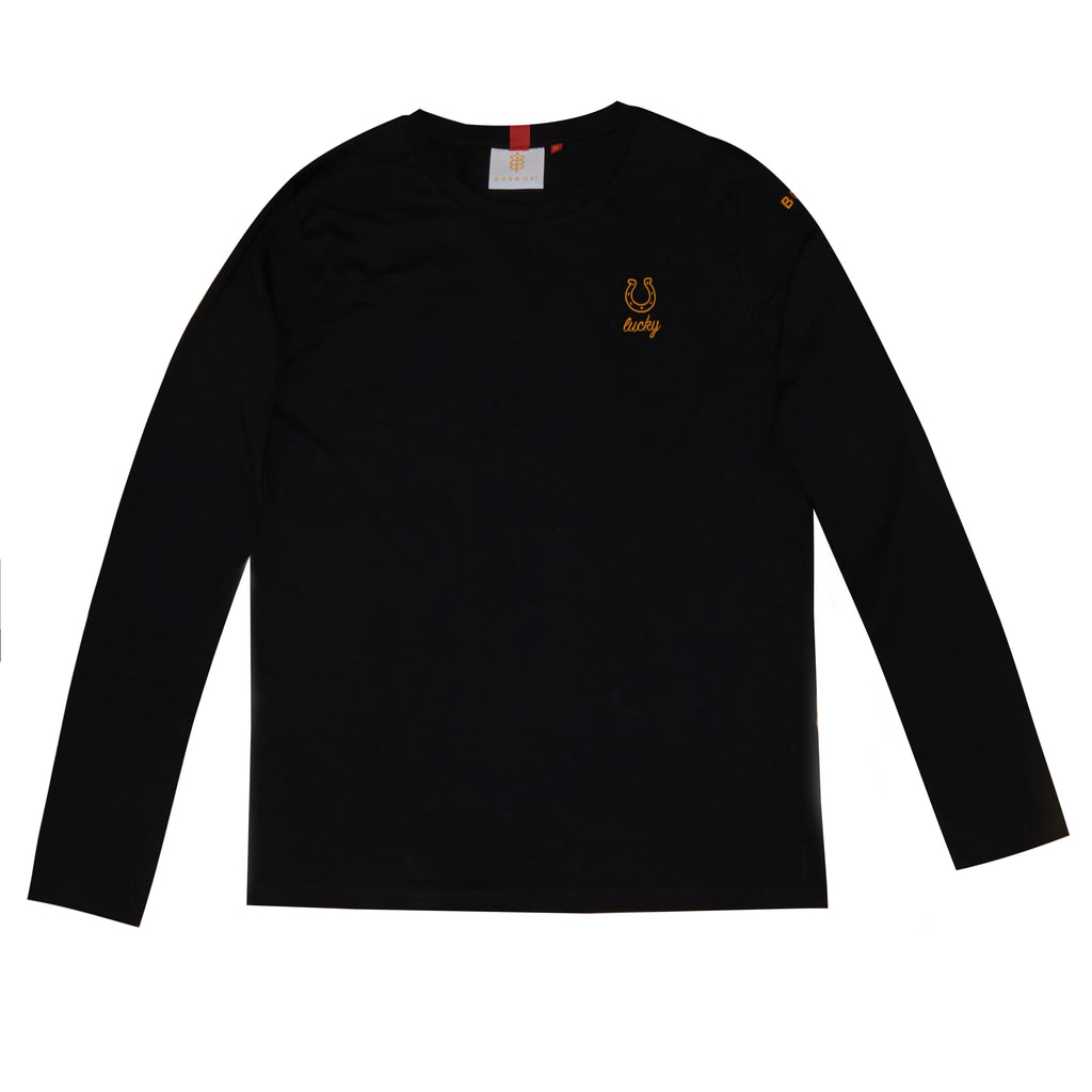 Men's Born Lucky Horseshoe T-Shirt